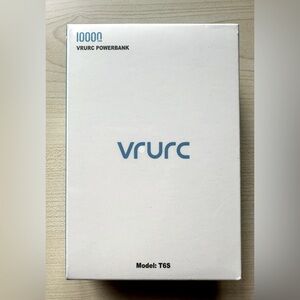 VRURC Powerbank Portable Charger 
10000 mAh T1173/c